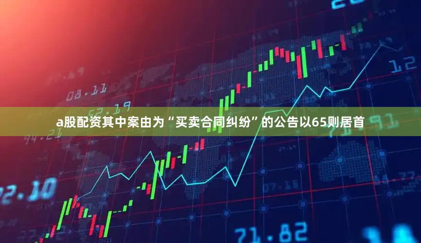 a股配资其中案由为“买卖合同纠纷”的公告以65则居首